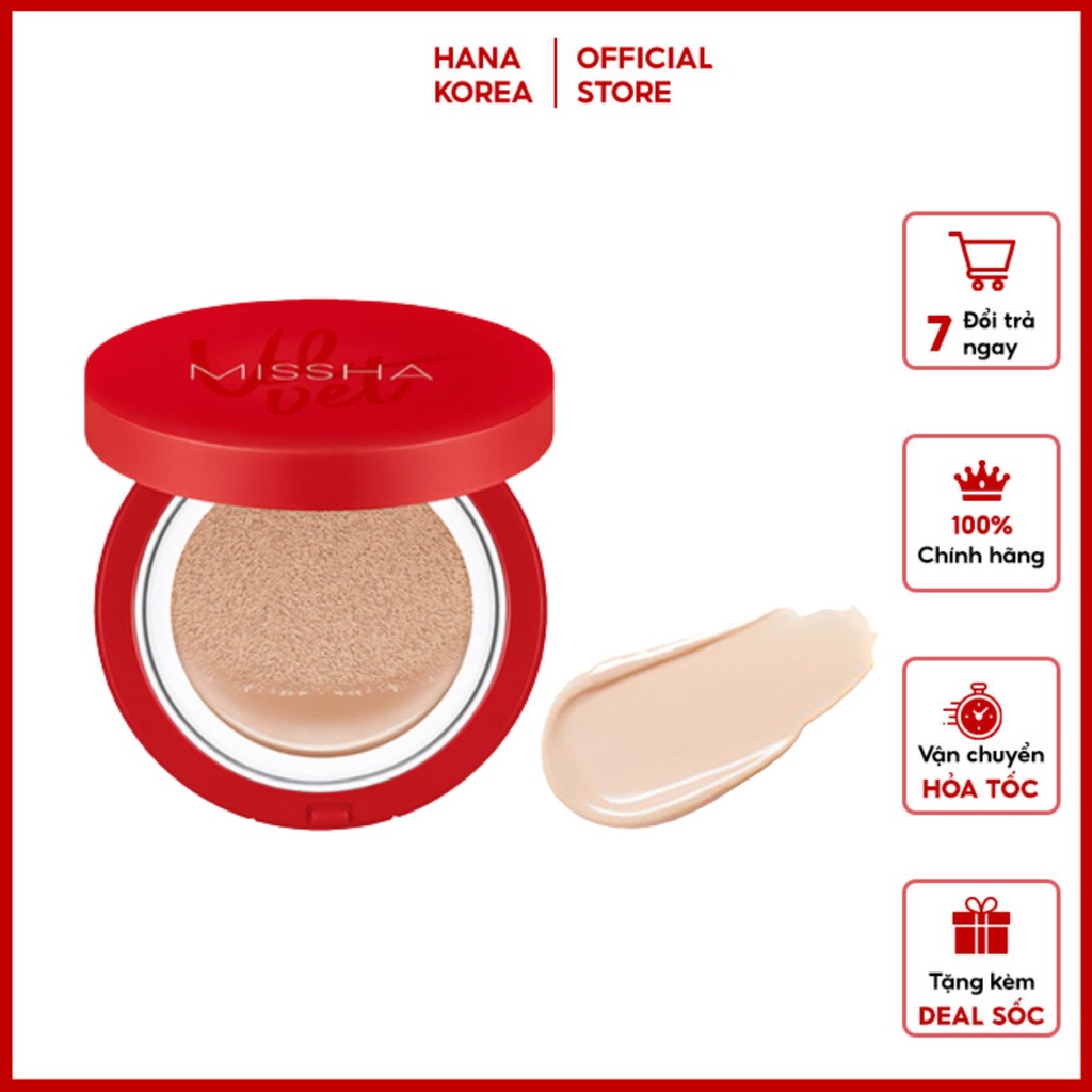 PHẤN NƯỚC Missha Velvet Finish Cushion SPF50+ PA+++ BẢN ĐỎ