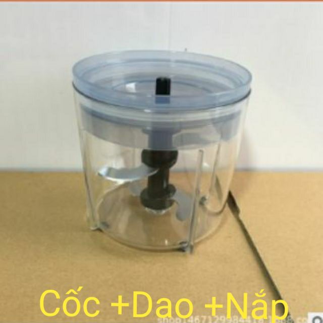 Trọn Bộ Cốc Kèm Dao Cho Máy Xay Osaka Nắp Nâu