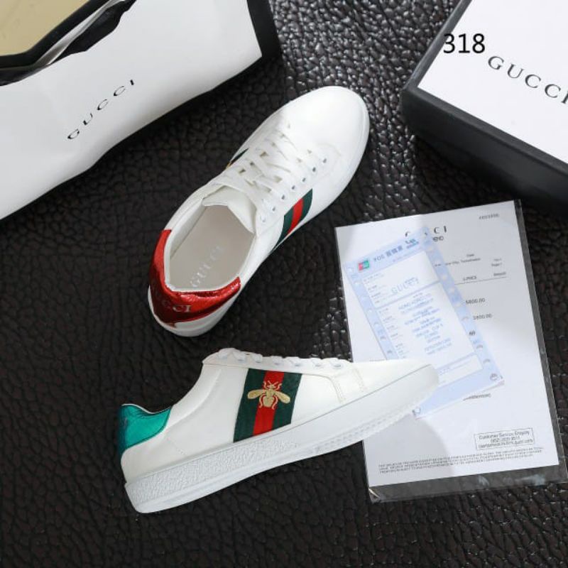 Mô hình giày thể thao Guc Xci Classic Ace tỉ lệ 1:1 kèm hộp giấy