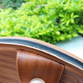 Dép lê nam da bò đế kếp