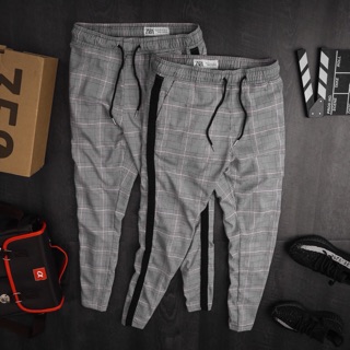 Quần Tây Sọc Caro ZARA