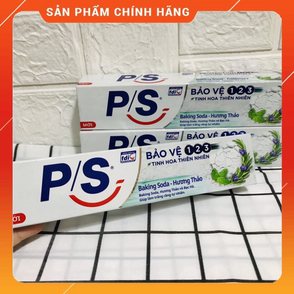 KEM ĐÁNH RĂNG P/S BẢO VỆ 123 BAKING SODA HƯƠNG THẢO 180G