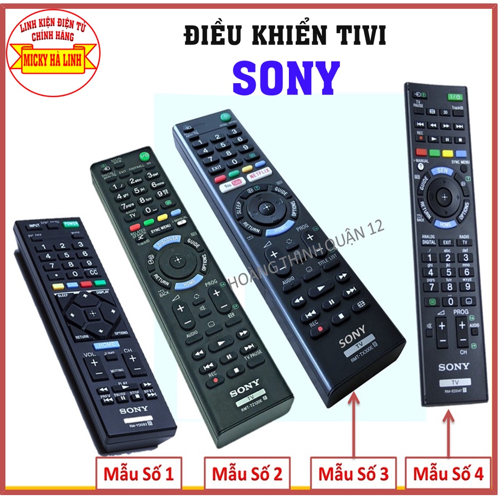 [TẶNG PIN] ĐIỀU KHIỂN TIVI SONY INTERNET, REMOTE TIVI SONY DÙNG ĐƯỢC CHO TẤT CẢ TIVI SONY INTERNET