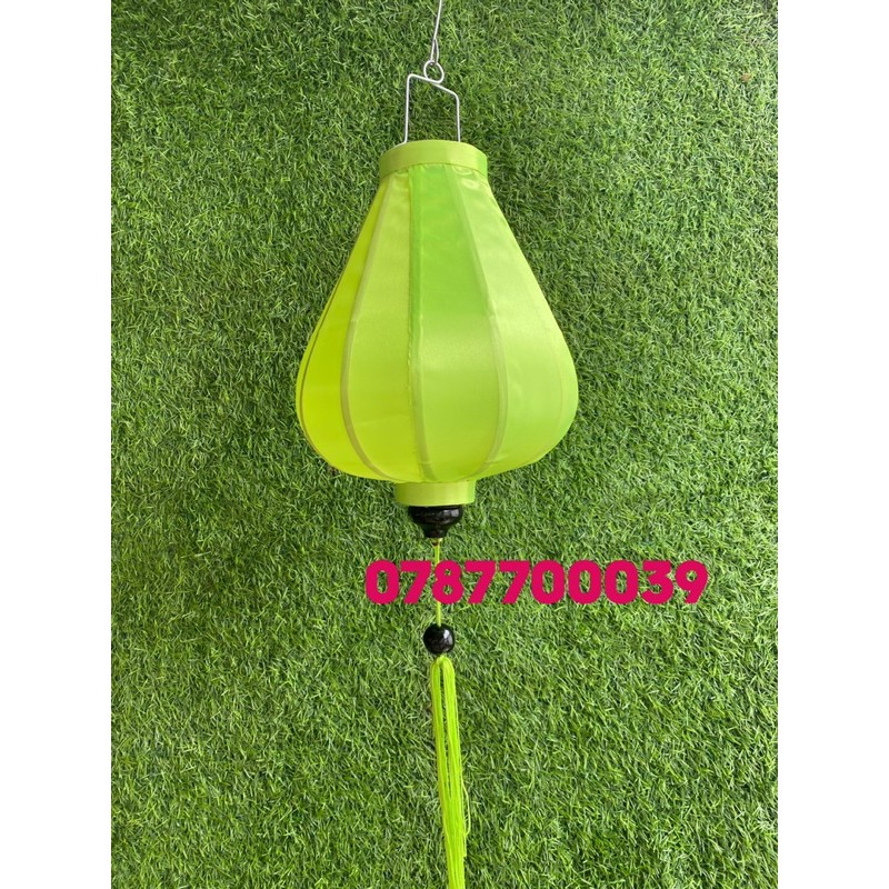 Lồng đèn Hội an phi trơn treo ngoài trời 30cm