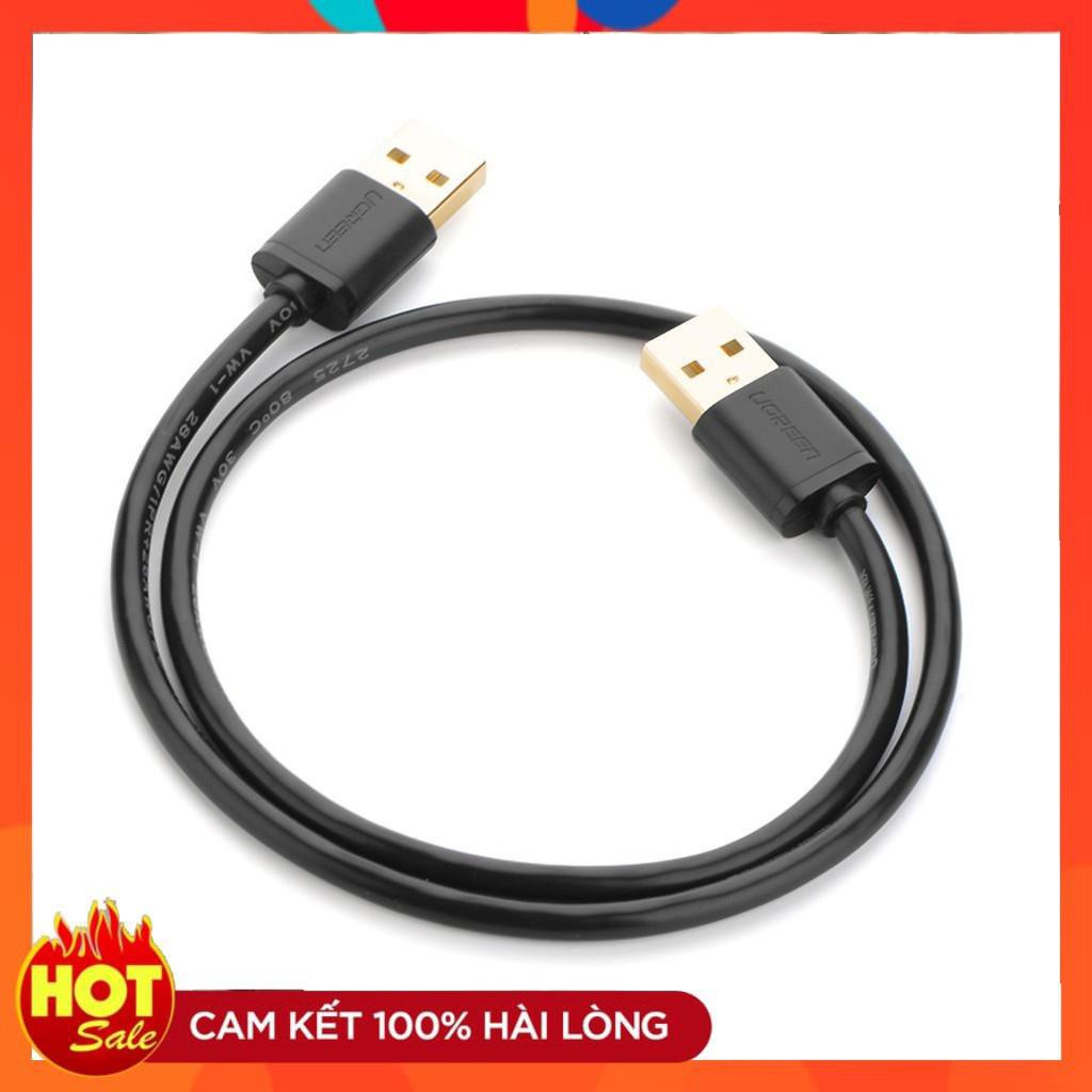 [Chính Hãng] Cáp USB 2.0 2 đầu đực 3m Ugreen 30136 - Hàng chính hãng bảo hành 18 tháng