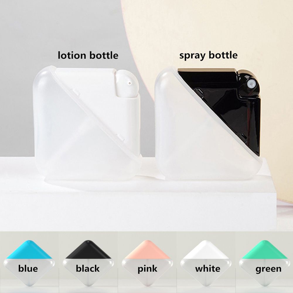 Chai xịt mini dạng thẻ dẹt phun sương mịn có thể đổ đầy lại nhiều màu tùy chọn dùng đựng nước hoa / nước rửa tay 28ml