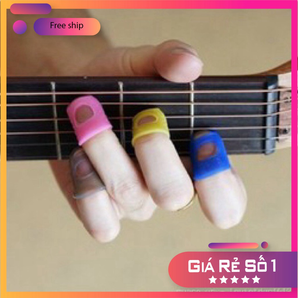 Bọc ngón tay chơi guitar 1 bộ 4c