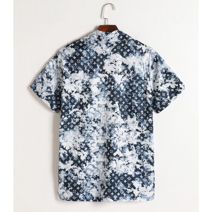 Áo Sơ Mi Cotton Ngắn Tay In Họa Tiết Thời Trang Cá Tính