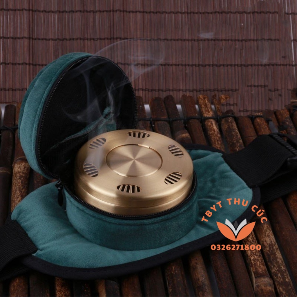 Đai xông ngải cứu-Đai xông ngải cứu kèm lư đồng