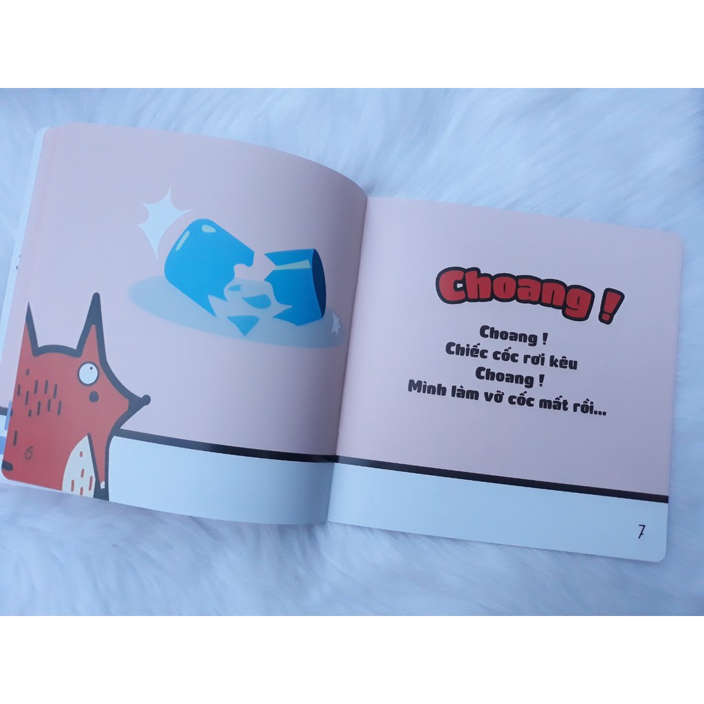 Sách Ehon - Lộp bộp lộp bộp - Ehon Nhật Bản dành cho bé từ 0 - 6 tuổi