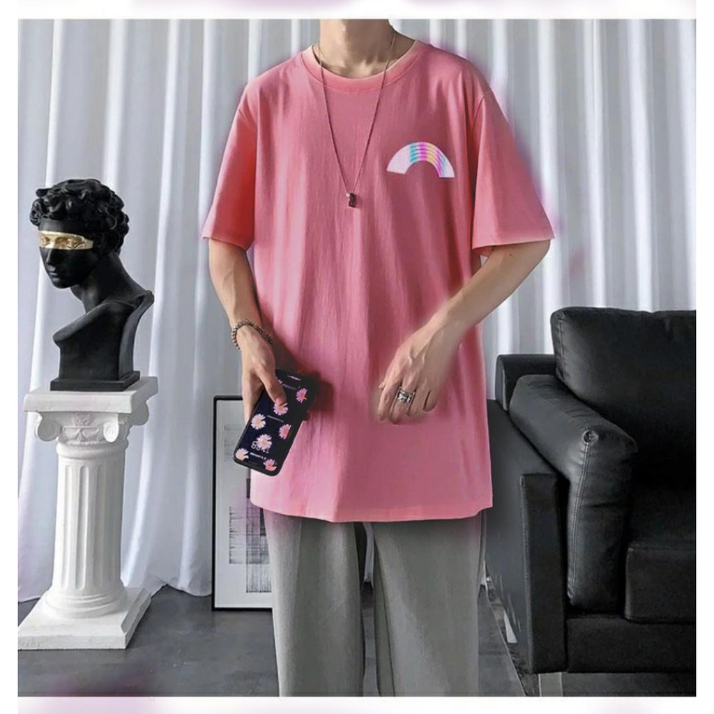 Áo thun Stee Phản quang Halogam RAINBOW Unisex