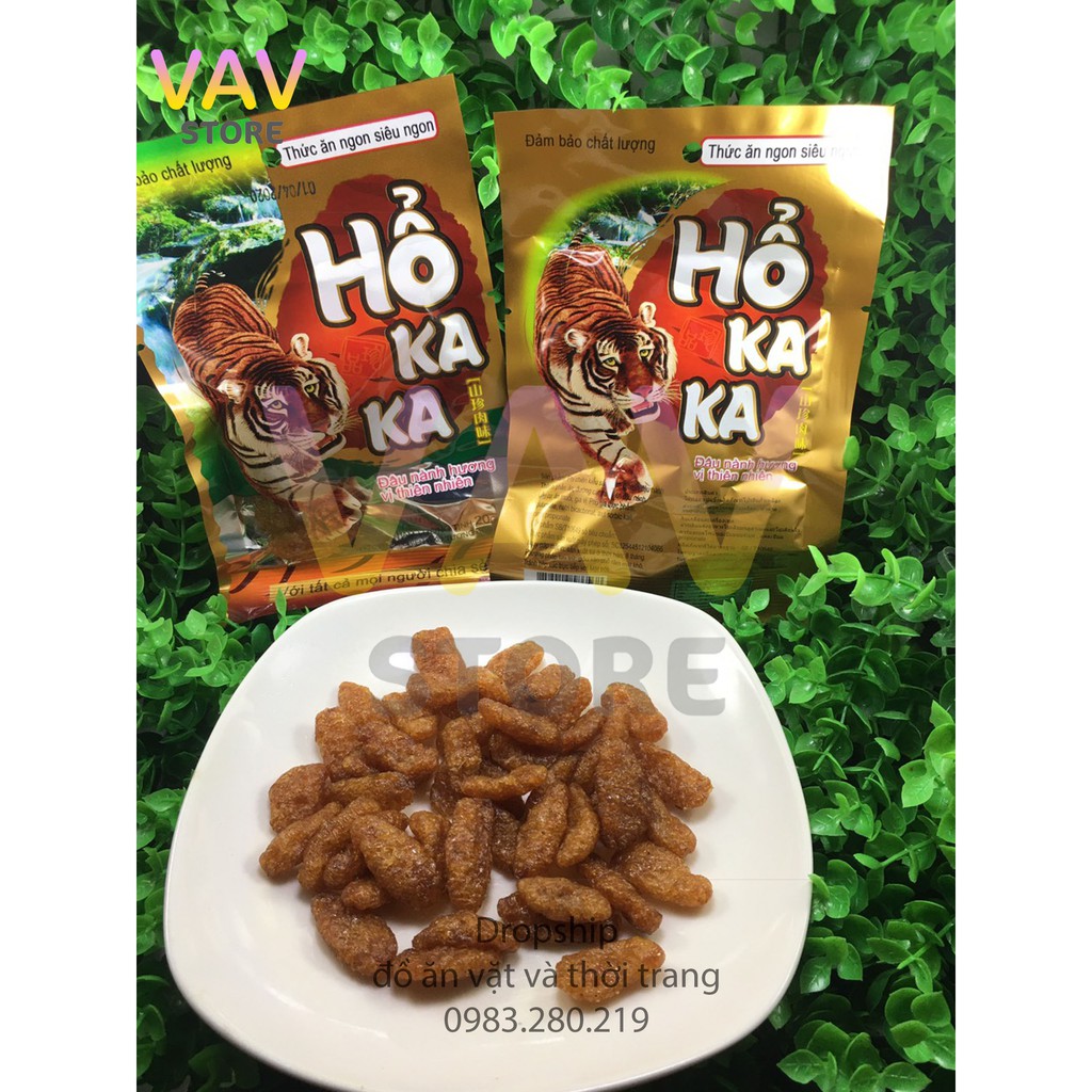 [Mã 77FMCGSALE1 giảm 10% đơn 250K] FREESHIP ĐƠN 50K - Hổ KA KA Đâu nành hương vị thiên nhiên, đồ ăn vặt - VAV257