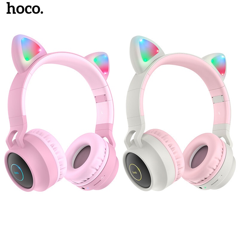 Tai Nghe Chụp Tai HOCO W27 Bluetooth Không Dây Tích Hợp Mic Hỗ Trợ Thẻ Nhớ TF