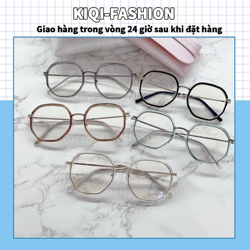 Mắt kính chống bức xạ/ ánh sáng xanh phong cách Hàn Quốc cổ điển thời trang cho nam và nữ