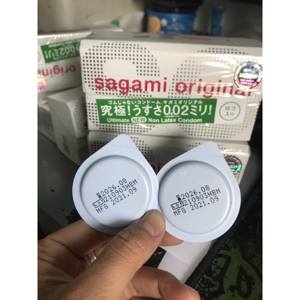 Bao cao su Sagami siêu mỏng 002 (Hộp 2 Cái) - Siêu Mỏng Tàng Hình, Dùng Một Lần Nhớ Mãi, Shop Sức Khỏe Chuyên Bán Sĩ Bao