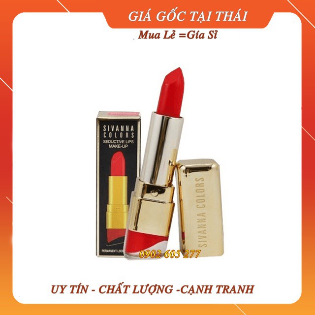 [Hàng chính hãng] Son Thỏi Lì Sivanna Colors Seductive Lips HF566 Thái Lan