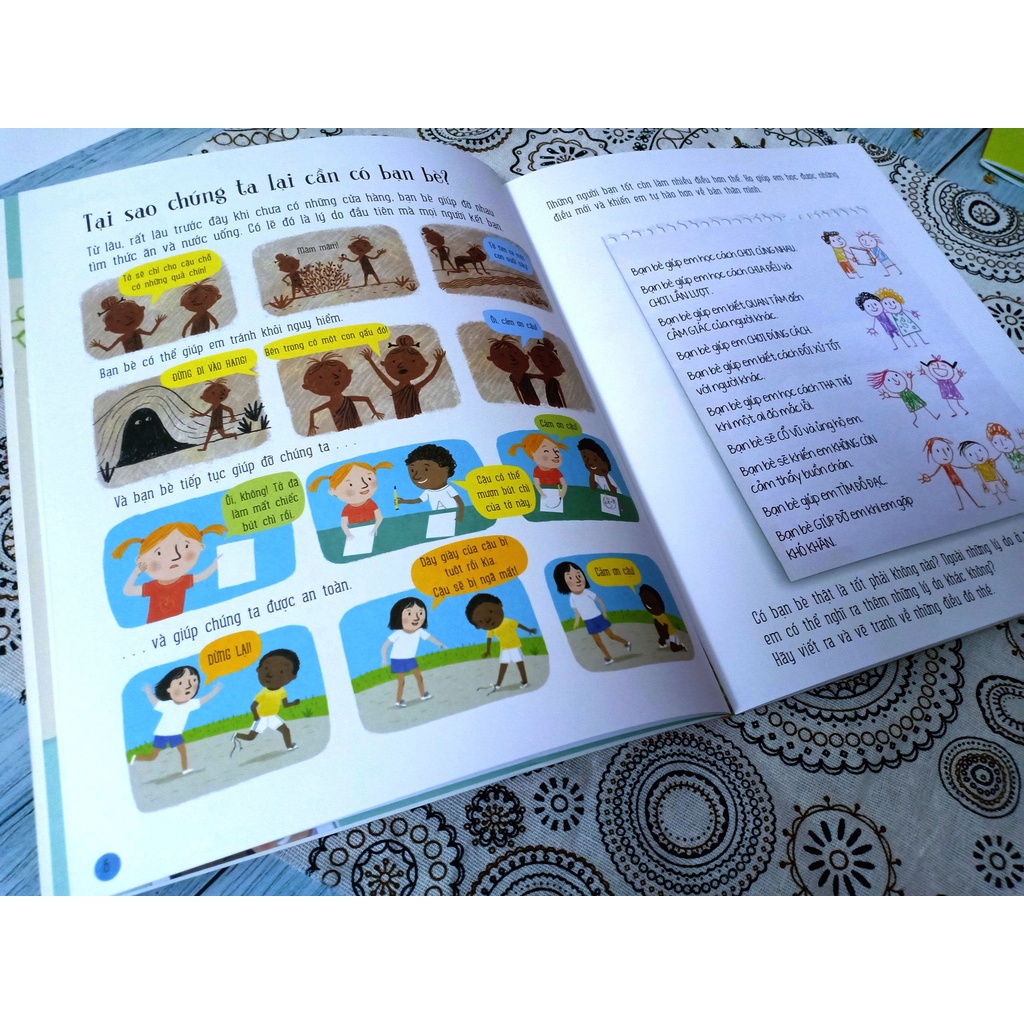 Sách thiếu nhi - Tất Tần Tật Về Bạn Bè , Về Cảm Xúc - All About Friends/ All About Feelings - Trọn bộ 2 cuốn