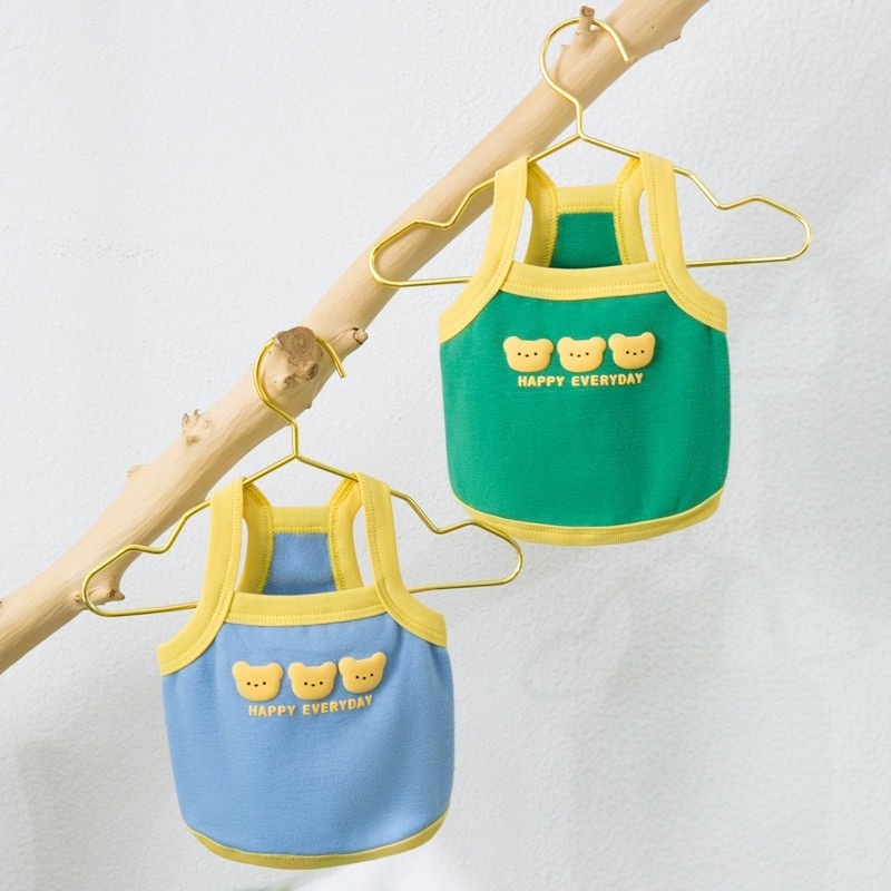 Áo Hai Dây Mỏng Thoáng Khí Thời Trang Xuân Hè Cho Thú Cưng