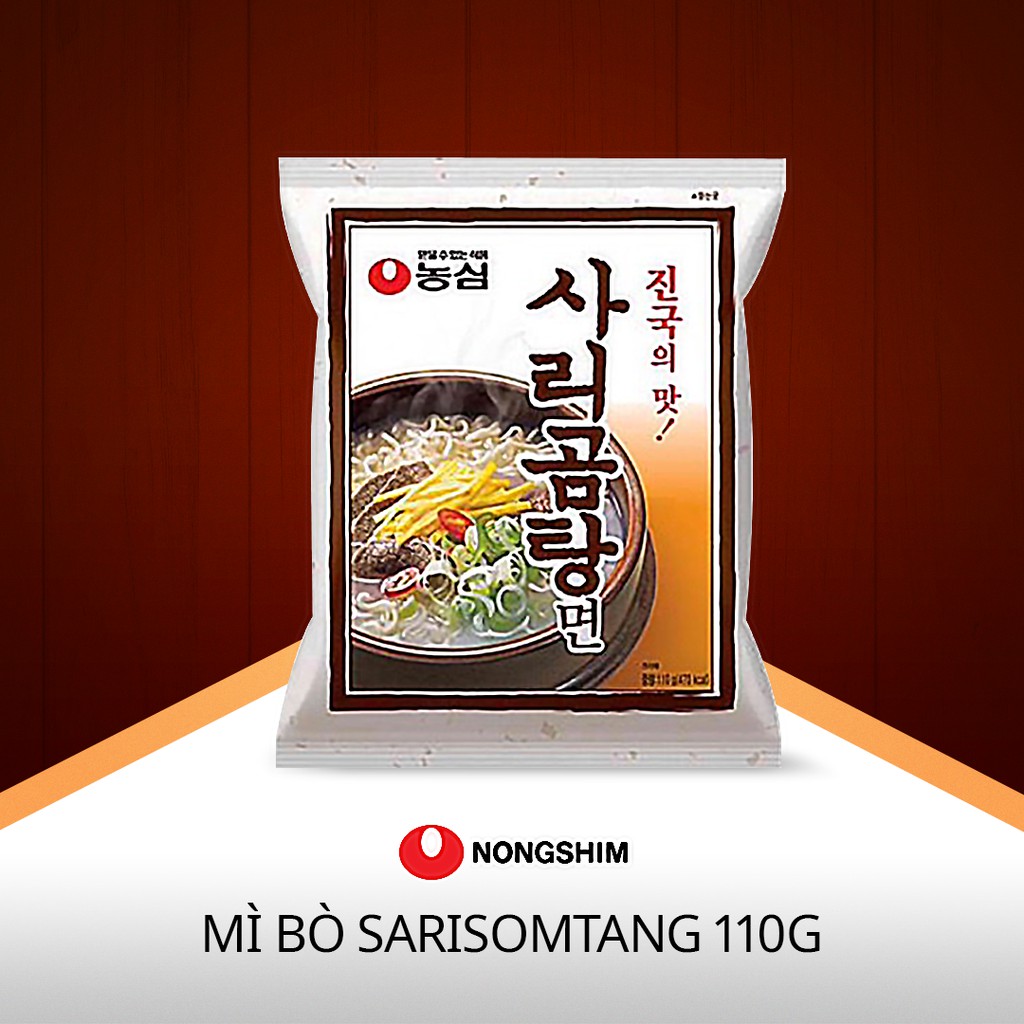 Mì bò Nongshim Hàn Quốc Sarigomtangmyun