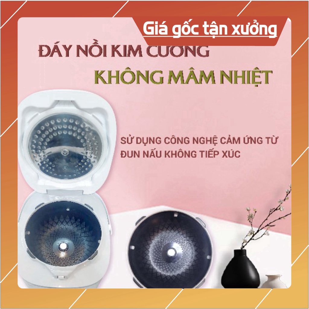 Nồi cơm điện cao tần HYUNDAI HDE 2202W- Công nghệ IH- Cảm ứng điện từ. .