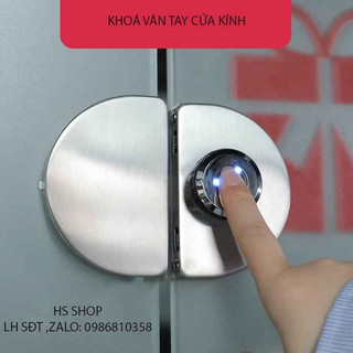 Khóa thông minh cho cửa kính bảo mật bằng vân tay.