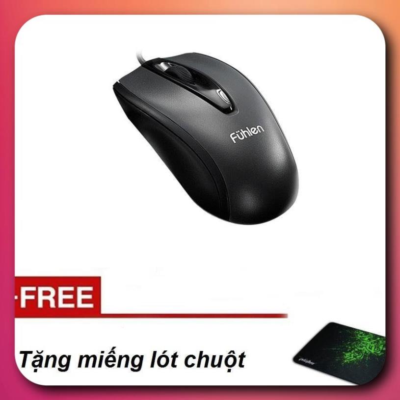 Chuột máy tính Fuhlen L102 KM miếng lót chuột