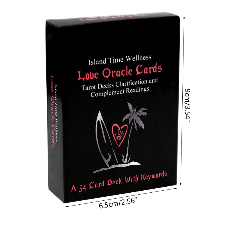 Bộ Bài Tarot In Chữ Tiếng Anh SUN Island for Timewellness Love for Oracle