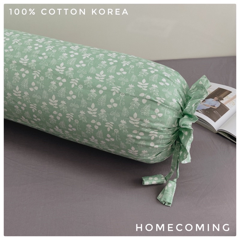 [Nhiều mẫu] Vỏ gối ôm dài họa tiết 100% Cotton Hàn kích thước chuẩn 35x100/80x100 thương hiệu Homecoming VN