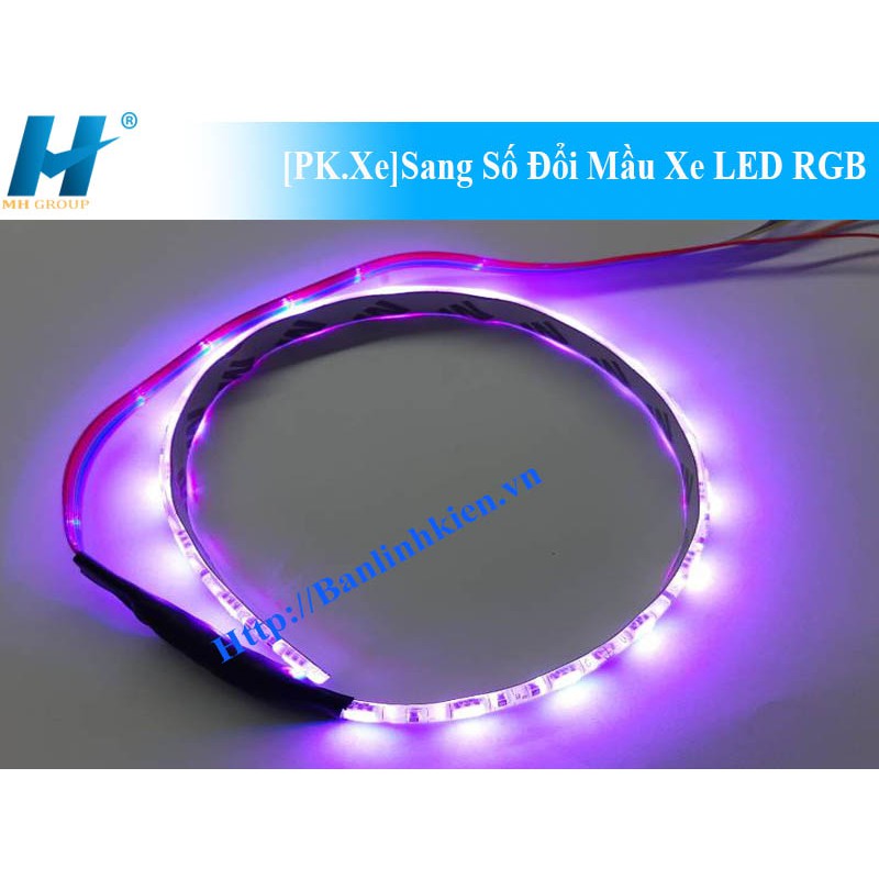 Sang Số Đổi Mầu Xe LED RGB