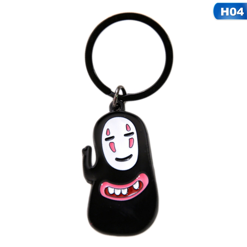 Móc khóa cặp đôi hình vô diện dễ thương