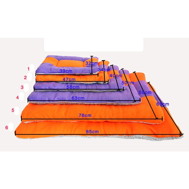 Đệm nỉ lông dành cho chó lớn, giữ ấm cho thú cưng/Đệm nằm cho chó mèo
