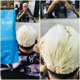 Bột Tẩy tra xanh Kami  không rát tóc