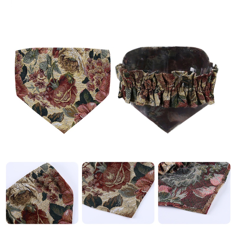 Áo ống không tay hở lưng họa tiết hoa hồng phong cách vintage gợi cảm cho nữ