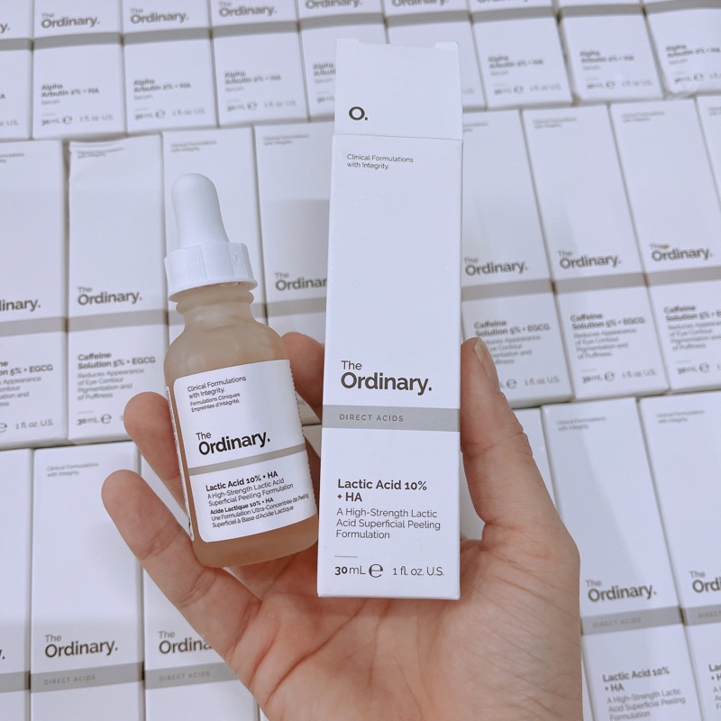 TINH CHẤT THE ORDINARY LACTIC ACID 10% + HA 2% 30ML