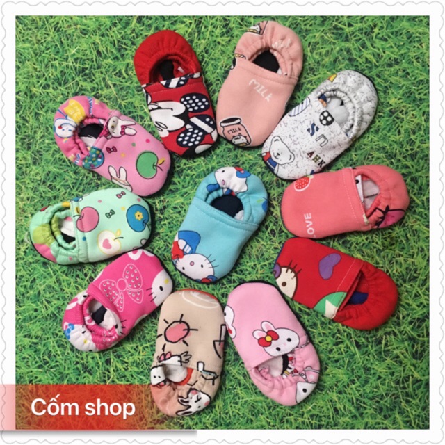 Combo 10 đôi giày nỉ cho bé