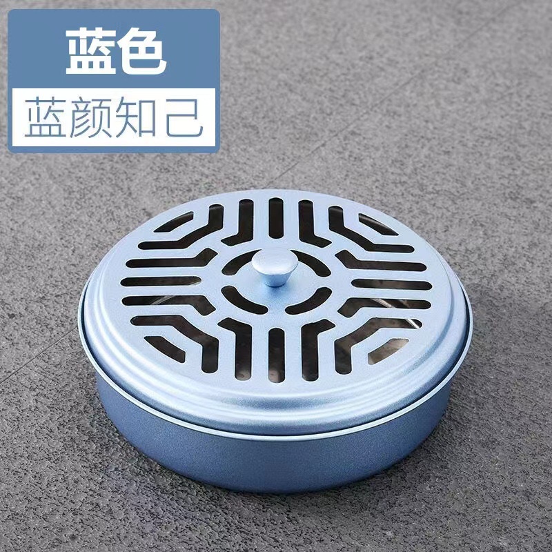 Hộp Đựng Nhang Trầm Hình Tròn Bằng Sắt Rèn Chống Gió Chống Gió Chống Lửa Cho Hộ Gia Đình Ngoài Trời Cr