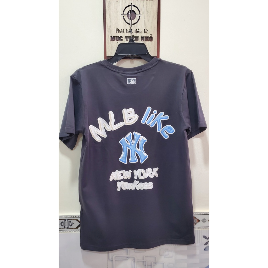 Áo thun cao cấp MLB LA in nổi siêu hot