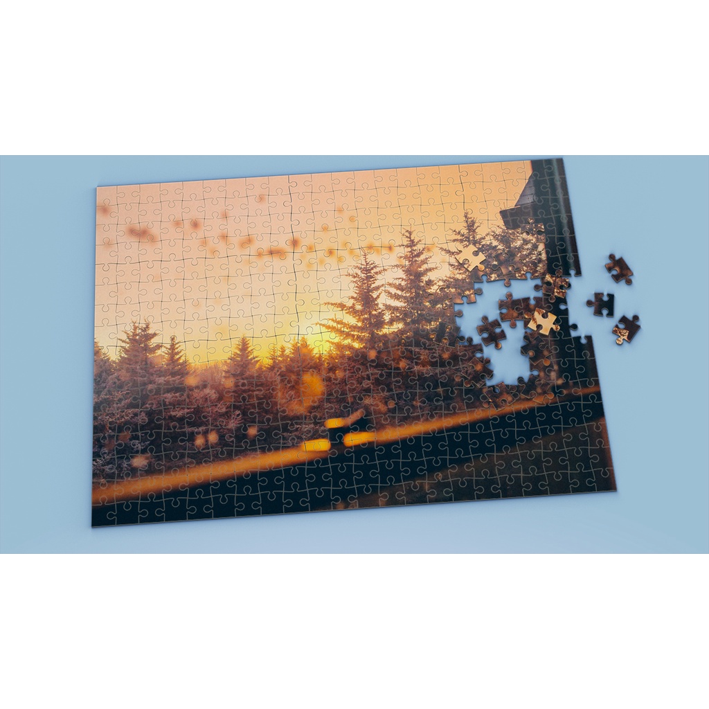 Tranh ghép hình SUNRISE - Mẫu 2 - Nhận in theo yêu cầu