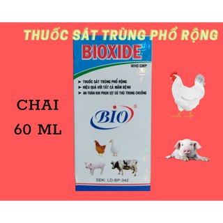 Bioxide sát trùng chuồng trại, dụng cụ chăn nuôi