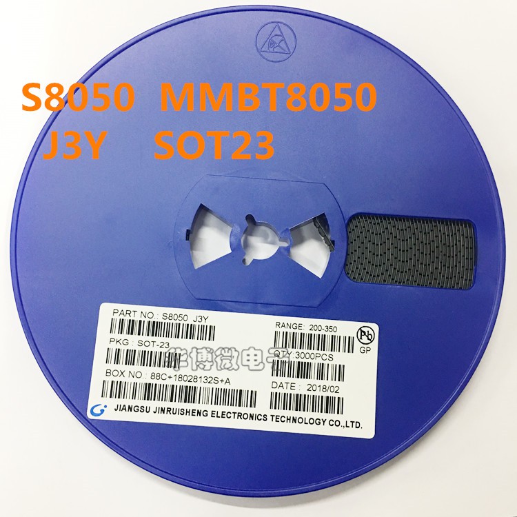 Gói 100 con transistor S8050 dán