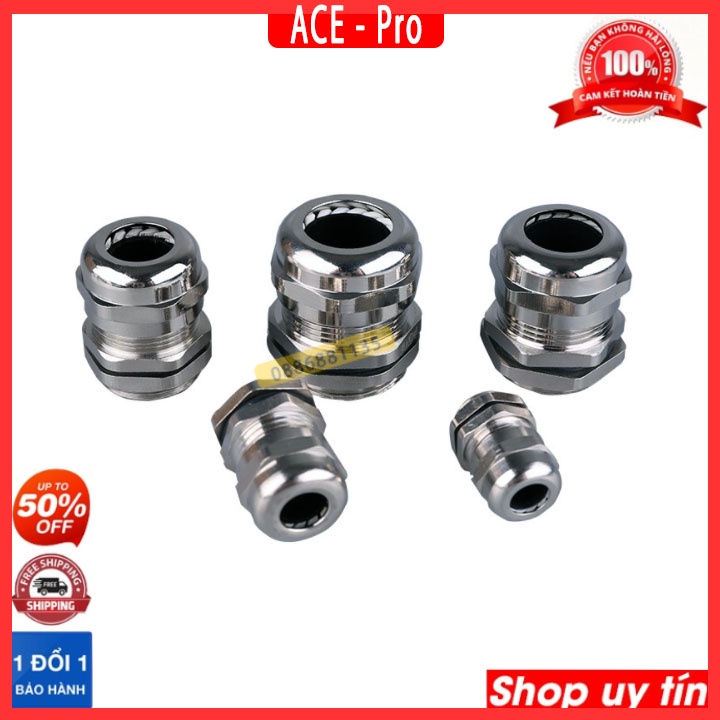 Ốc siết cáp  kim loại PG7 PG9 PG11 PG13 PG16 PG19 PG21