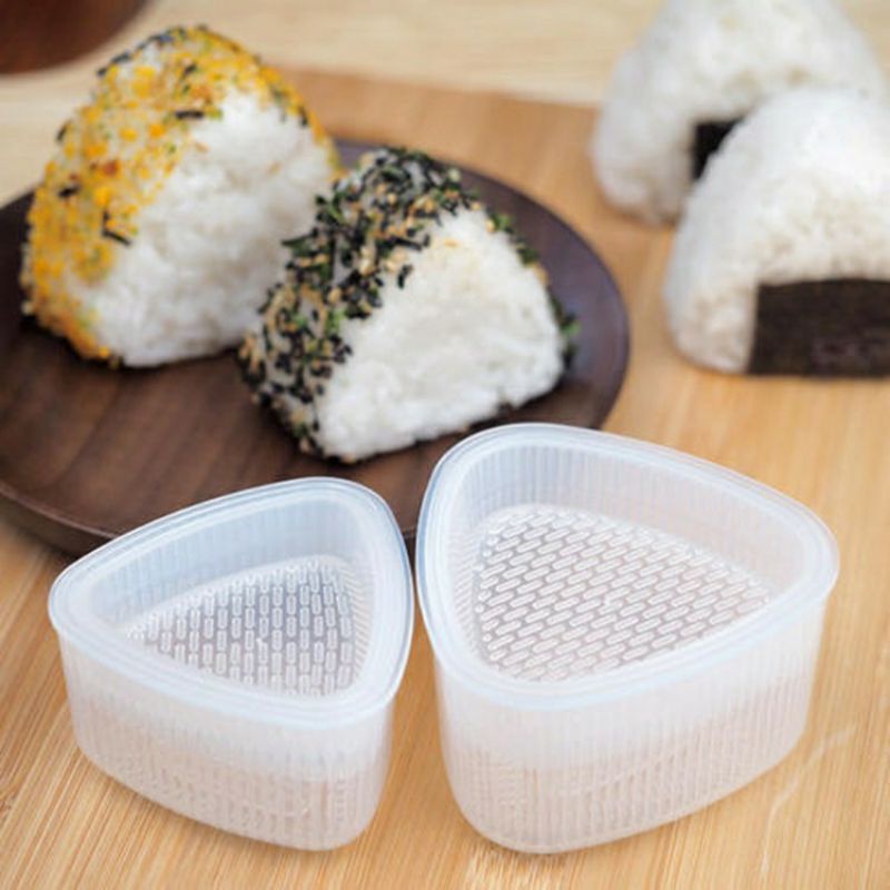 [BENTO] Set 2 khuôn làm cơm nắm tam giác cho bé ăn dặm