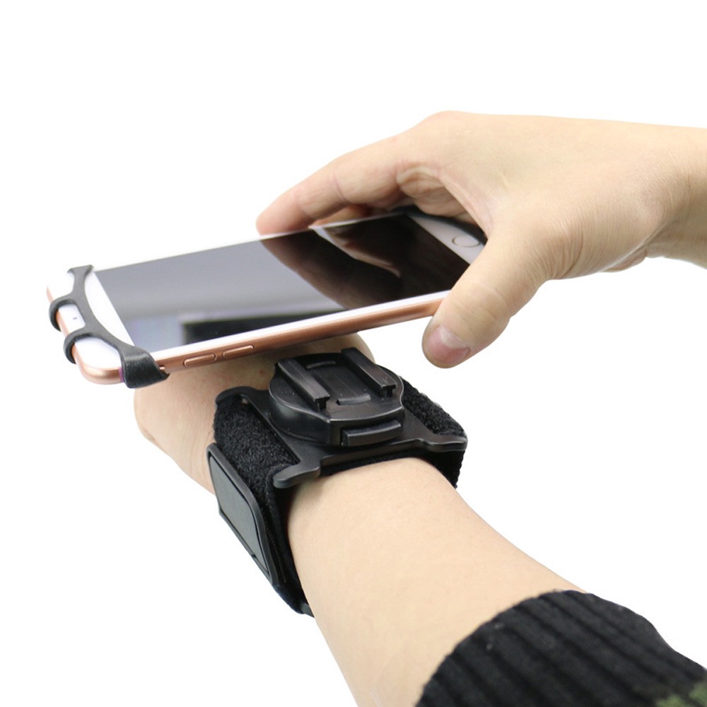 Vòng tay có kẹp gắn điện thoại di động đo bước răng tiện dụng