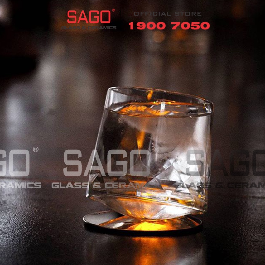 Ly Thủy Tinh Ocean Connexion Whisky Rock 305ml | P02880 , Nhập Khẩu Thái Lan