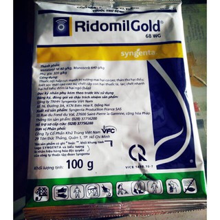 Ridomilgold phòng trị bệnh vàng lá, thối nõn, sỉ mủ ở cây (chuẩn hàng hiệu)