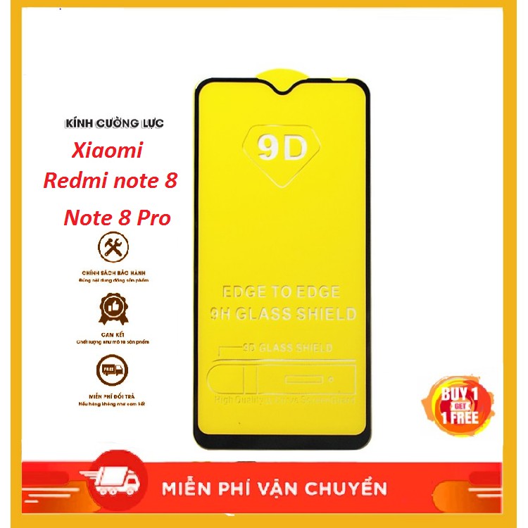 Xiaomi Redmi Note 8 Và Note 8 Pro Cường Lực 9D Full Màn