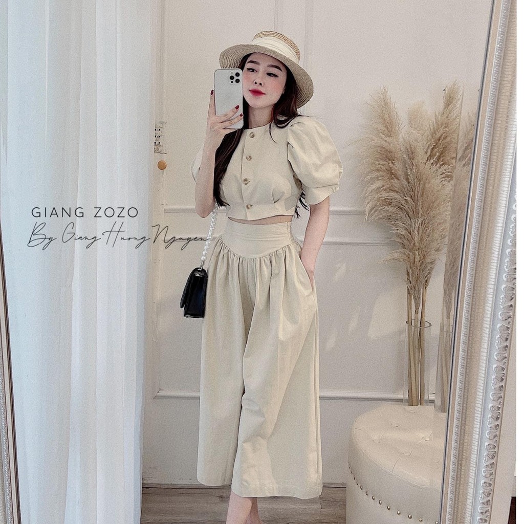 Set đồ nữ cá tính, set quần lửng áo quây đi chơi sang chảnh mùa hè đẹp 8A00181