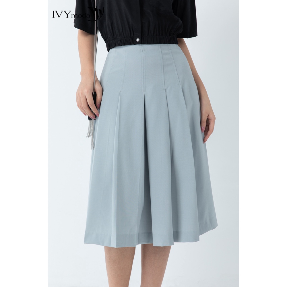 Chân váy xếp ly xòe IVY moda MS 30M6565
