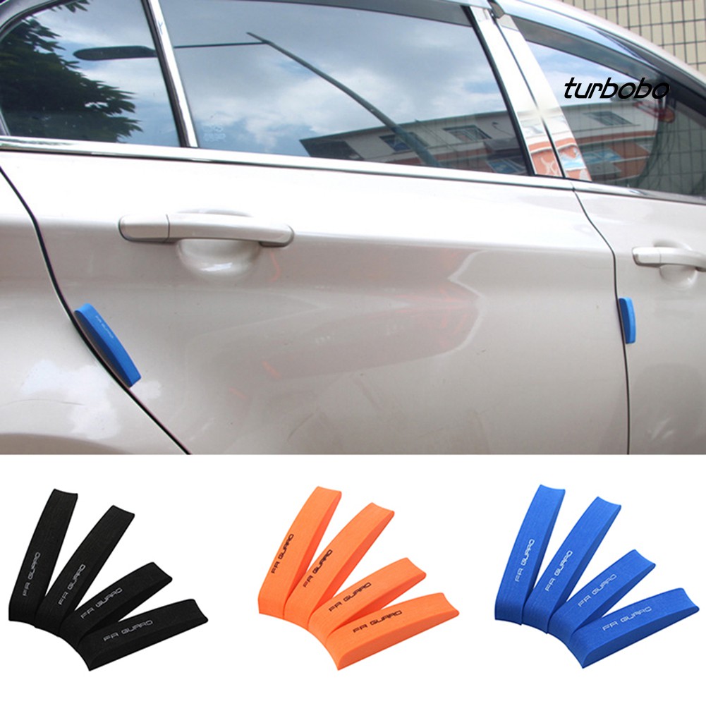Bộ 4 Miếng Dán Trang Trí Viền Cửa Xe Hơi Bằng Xốp EVA Chống Va Chạm