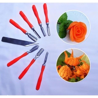 Bộ  dao tỉa cam 8 món  thần kỳ